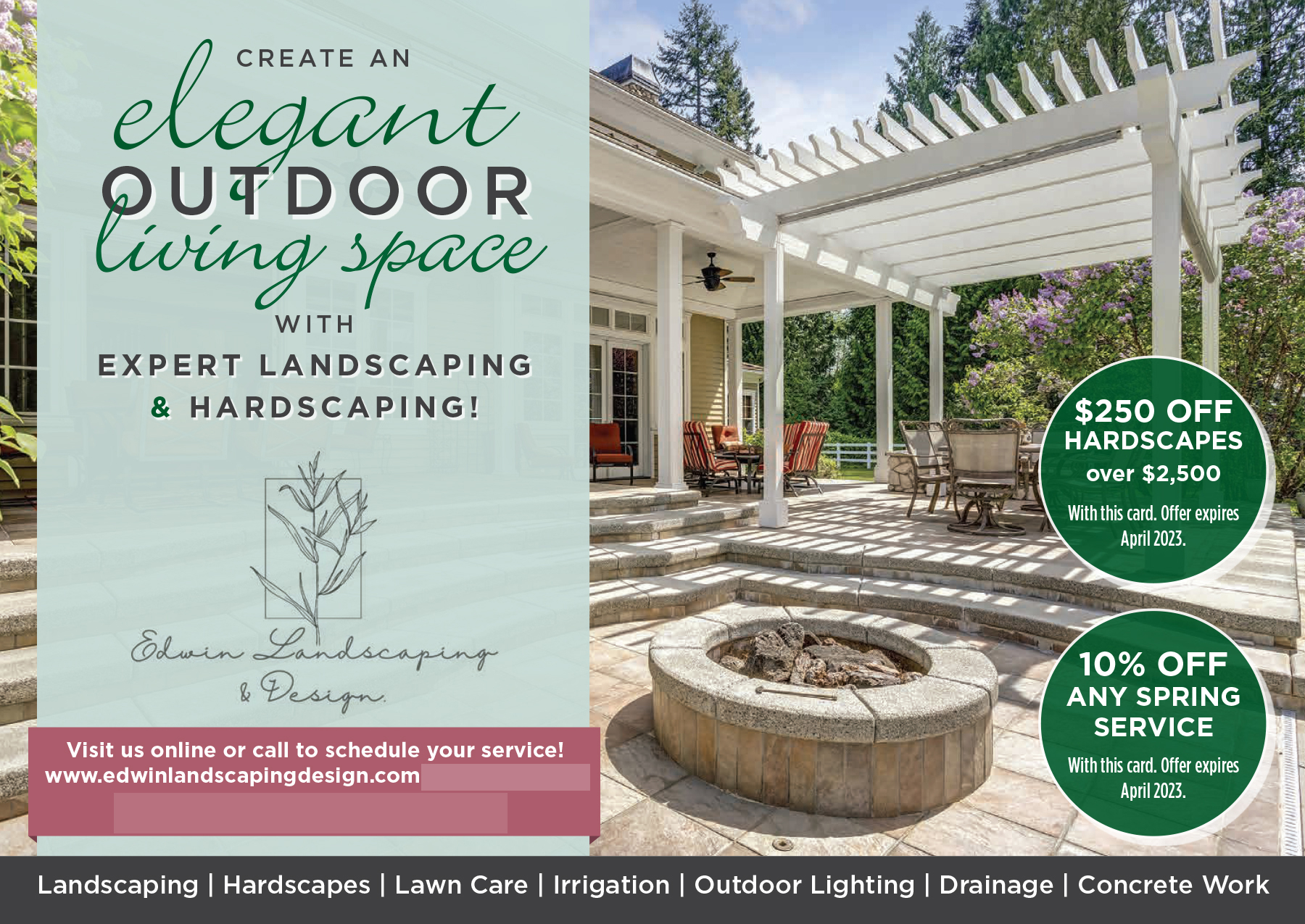Successful Landscaping Postcard Campaign