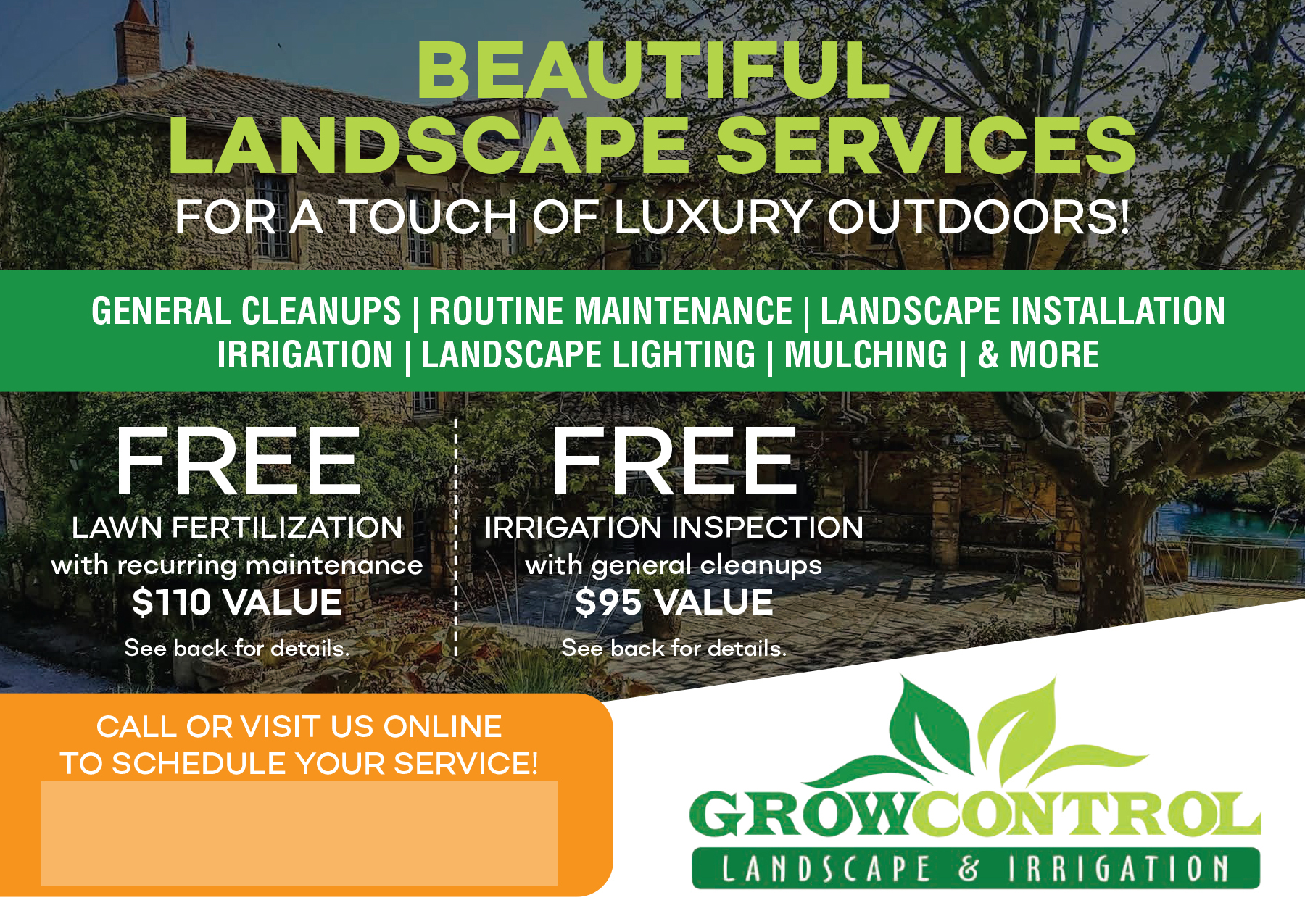 Successful Landscaping Postcard Campaign