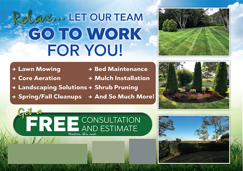 Successful Landscaping Postcard Campaign