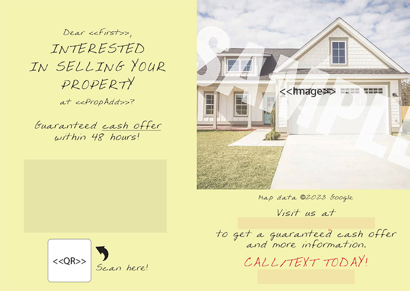 Successful Real Estate Investment Postcard Campaign