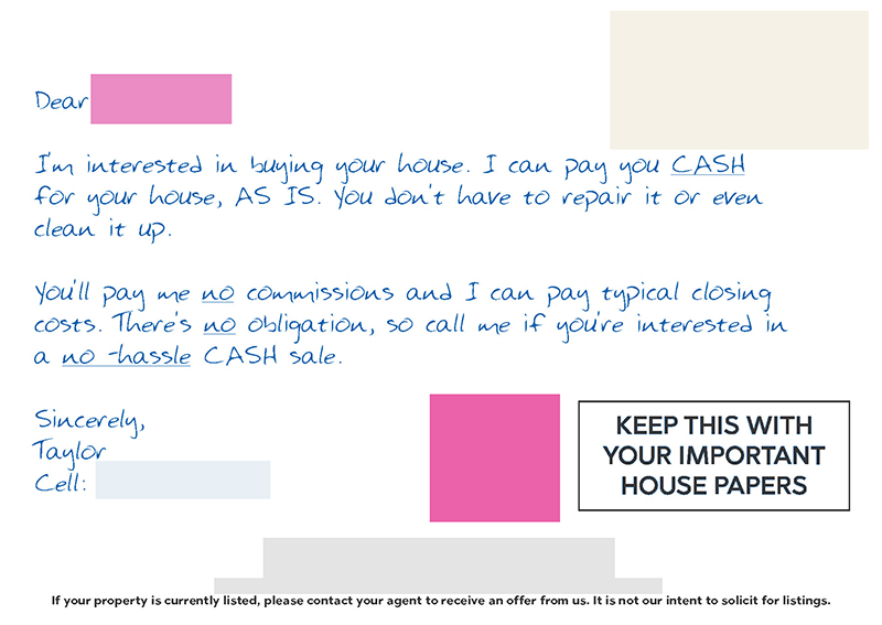 Successful Real Estate Investment Postcard Campaign