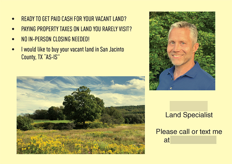 Successful Real Estate Investment Postcard Campaign