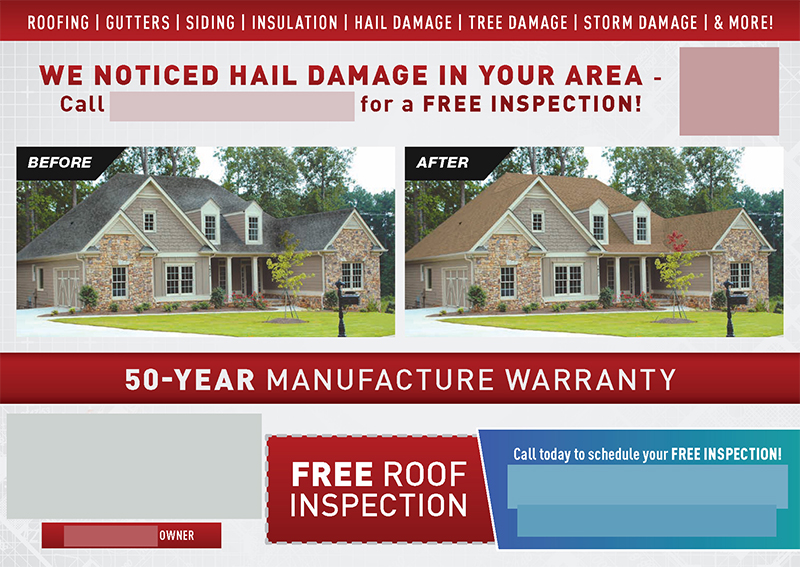 Successful Roofing Postcard Campaign