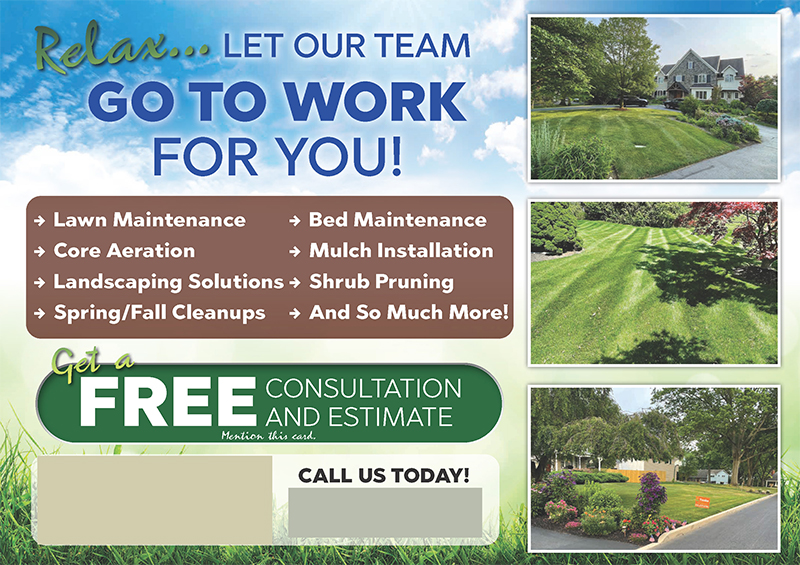 Successful Landscaping Postcard Campaign