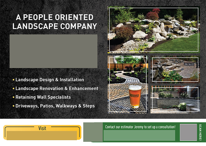 Successful Landscaping Postcard Campaign