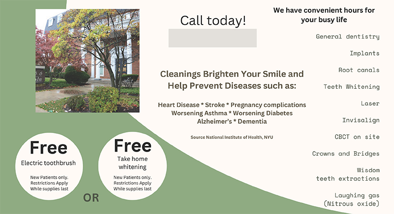 Successful Dental Services Postcard Campaign