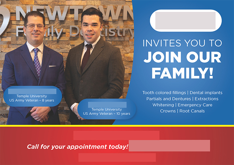 Successful Dental Services Postcard Campaign