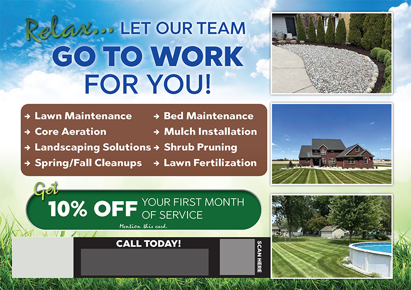 Successful Landscaping Postcard Campaign