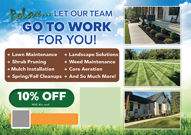 Successful Landscaping Postcard Campaign