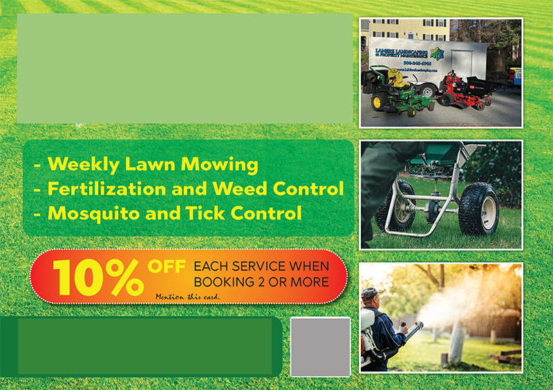 Successful Landscaping Postcard Campaign