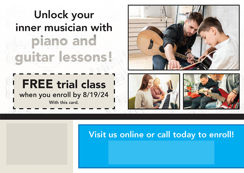 Successful Music Postcard Campaign