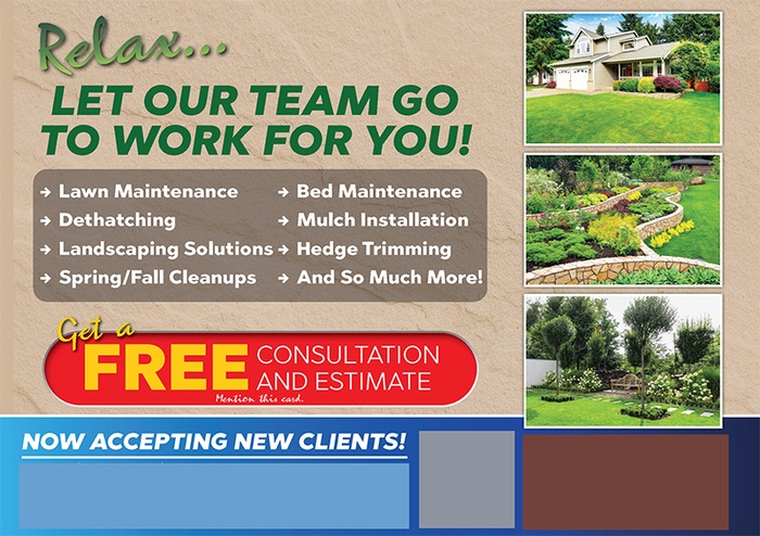 Successful Landscaping Postcard Campaign