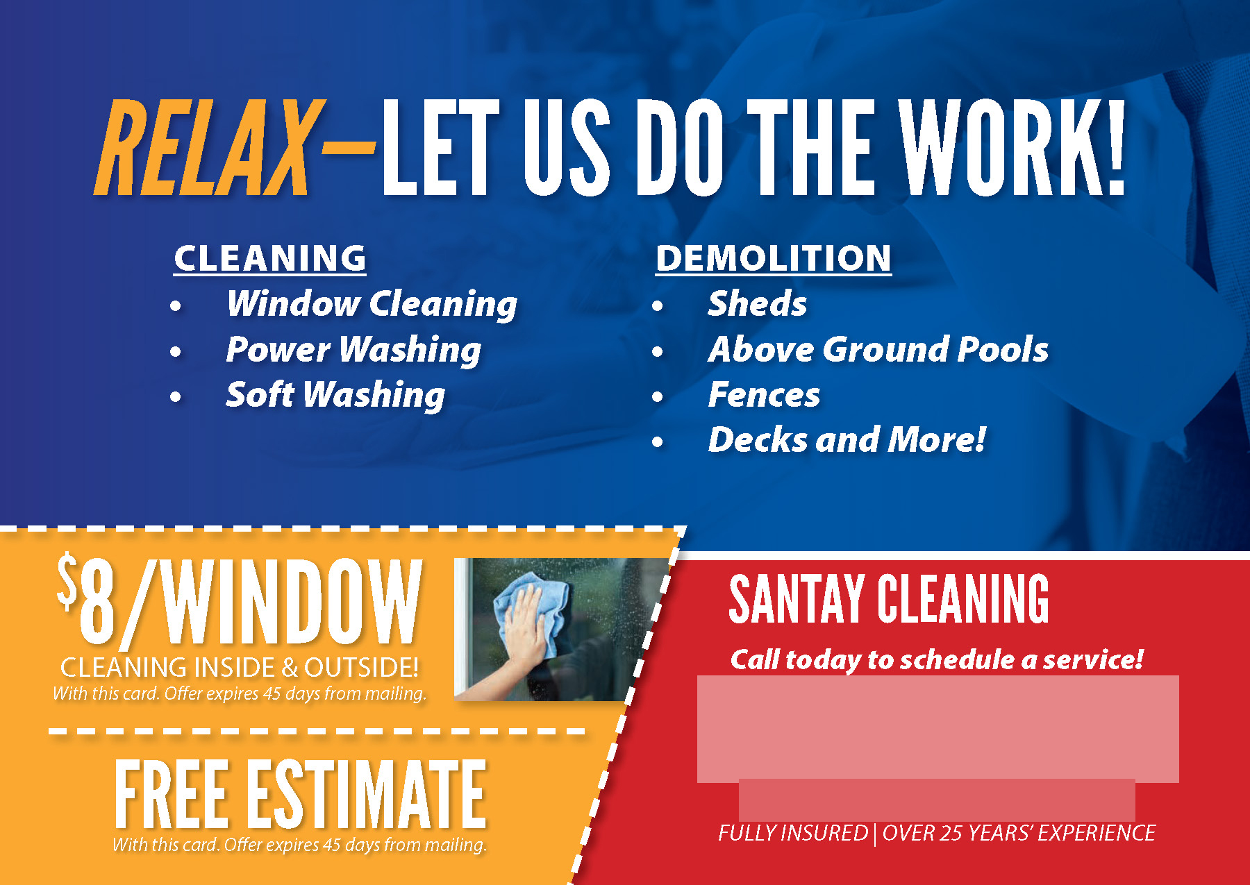 Successful Cleaning Services Postcard Campaign