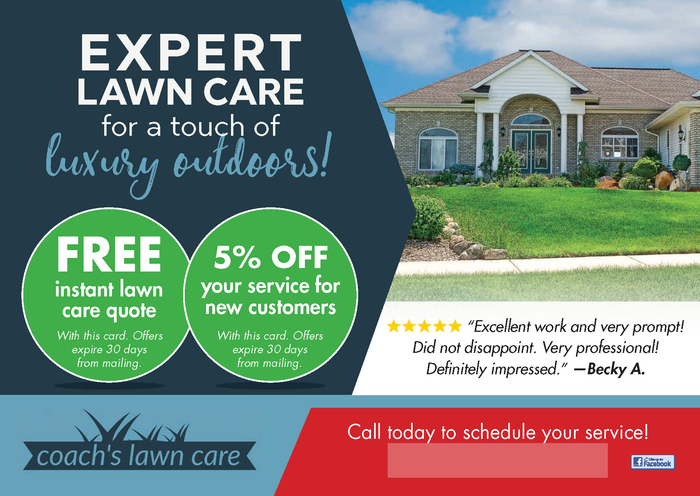 Successful Landscaping Postcard Campaign