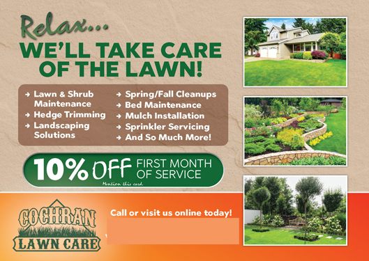 Successful Landscaping Postcard Campaign