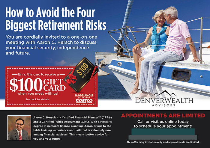 Successful Financial Services Postcard Campaign