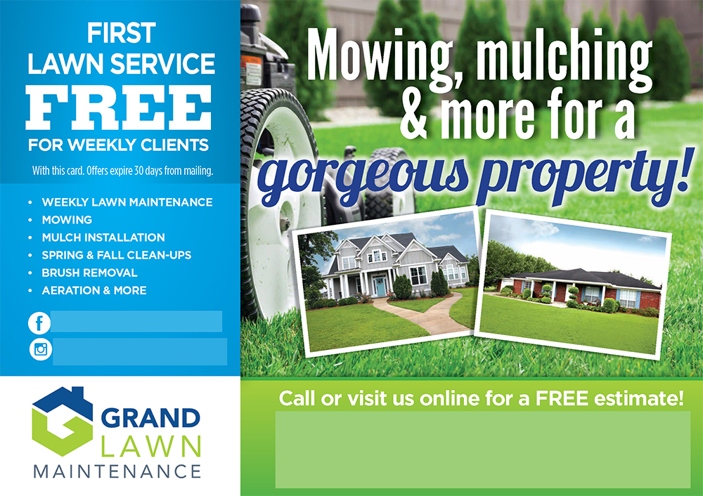 Successful Landscaping Postcard Campaign