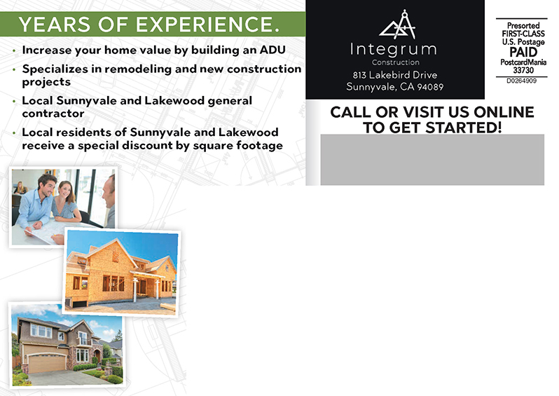 Successful Construction Postcard Campaign