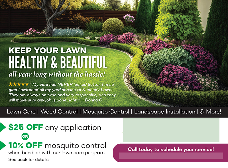 Successful Landscaping Postcard Campaign