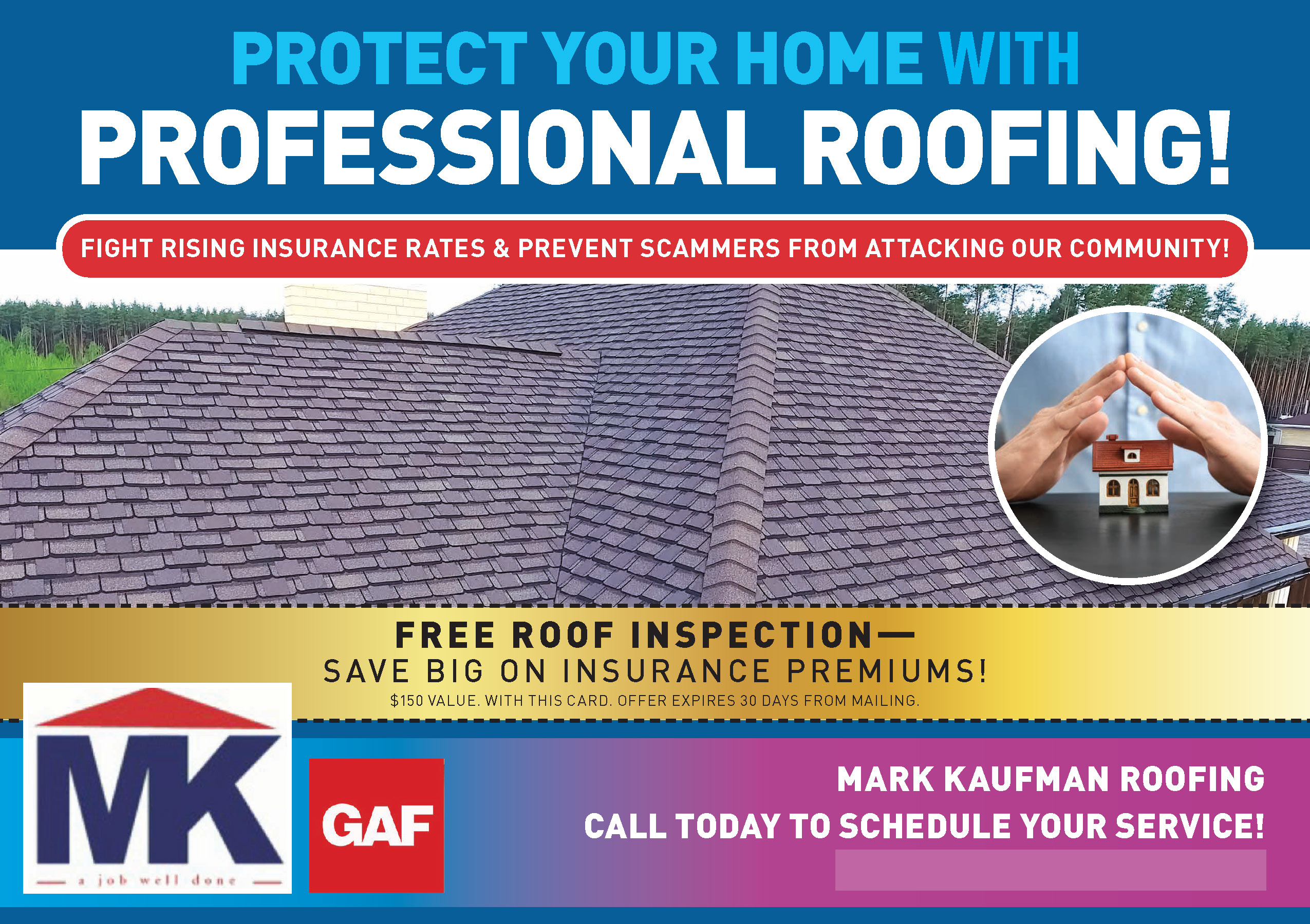 Successful Roofing Postcard Campaign