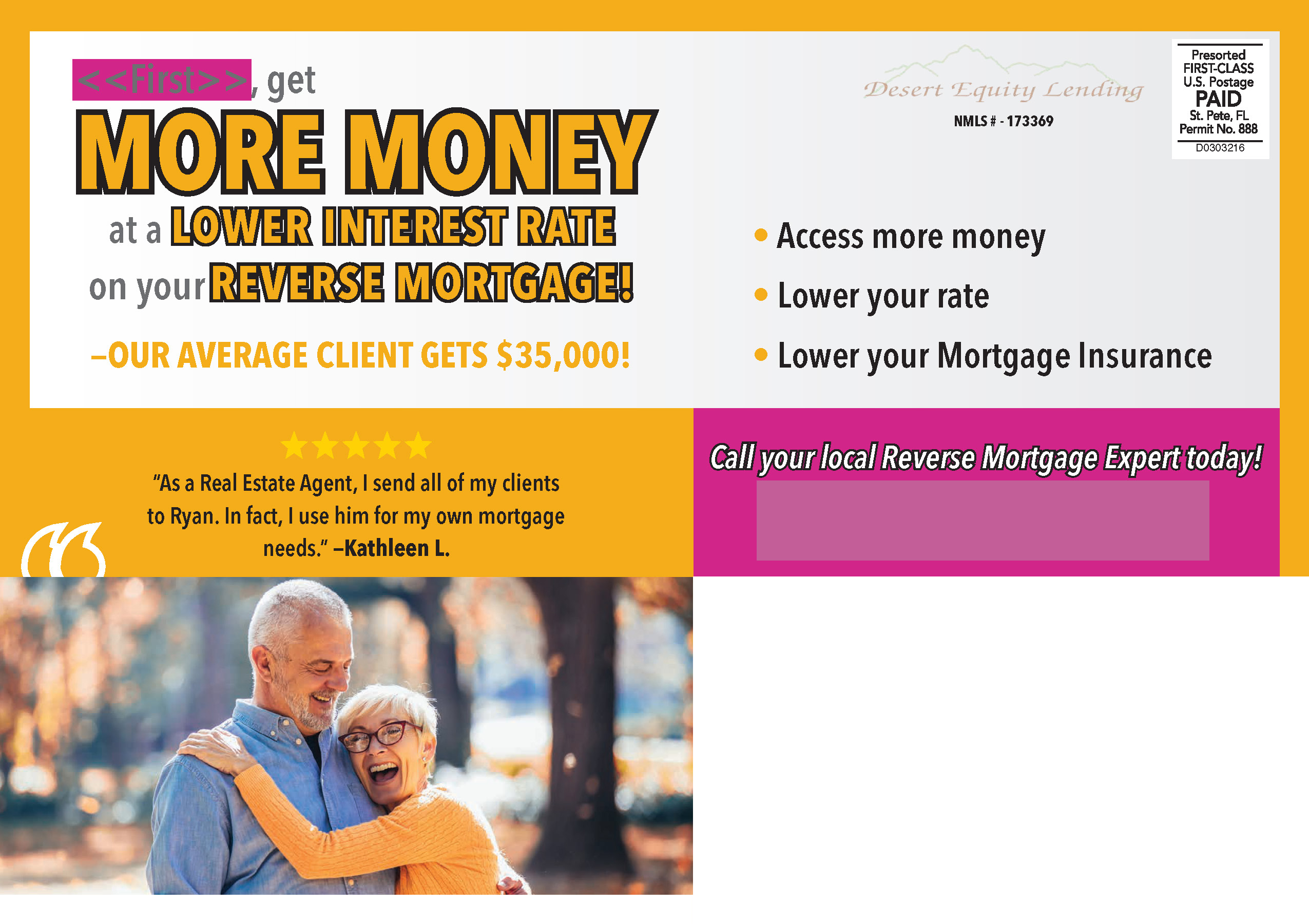 Successful Mortgage Postcard Campaign
