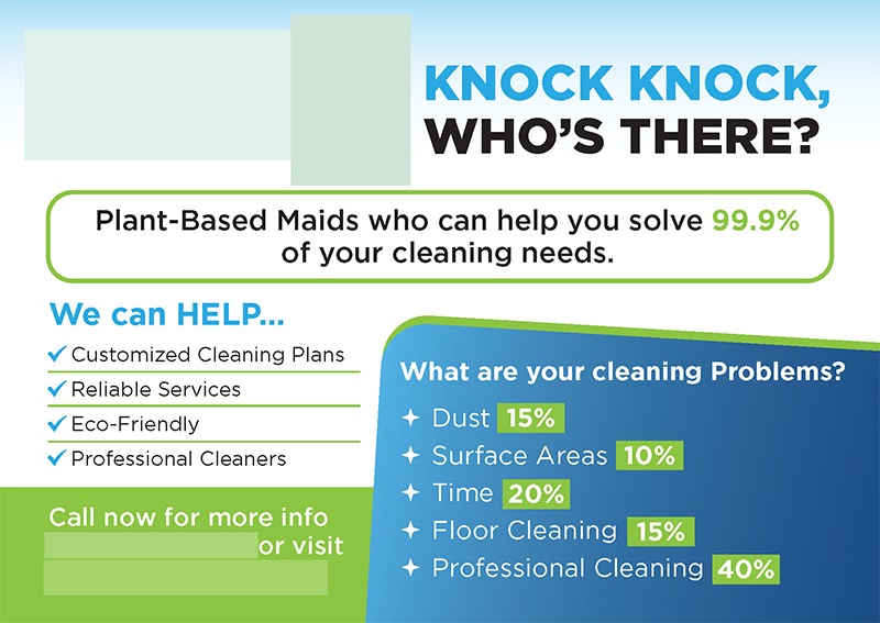 Successful Cleaning Services Postcard Campaign