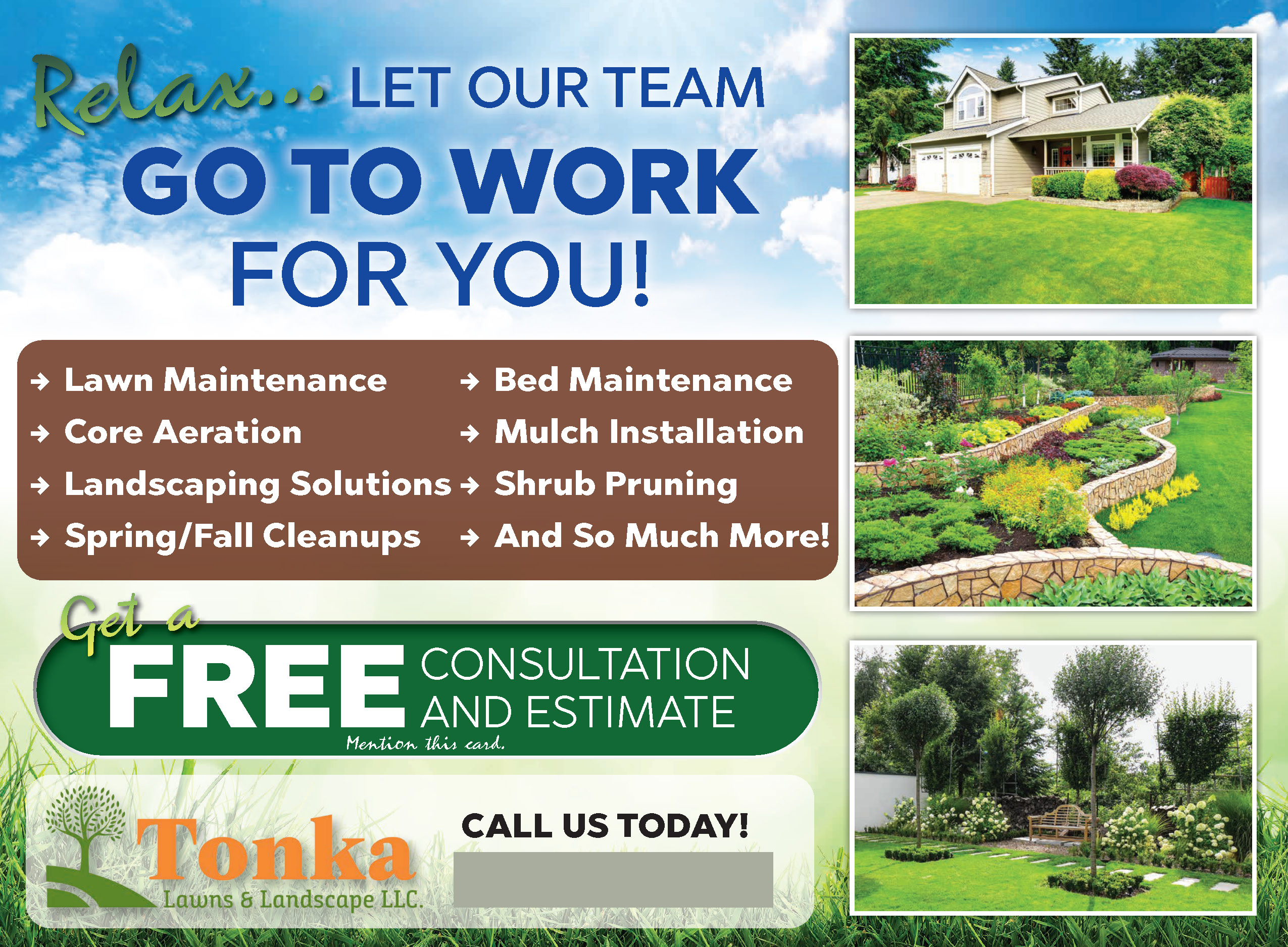 Successful Landscaping Postcard Campaign