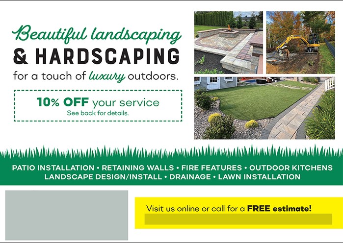 Successful Landscaping Postcard Campaign