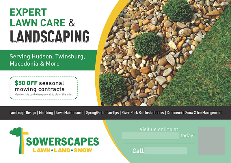 Successful Landscaping Postcard Campaign