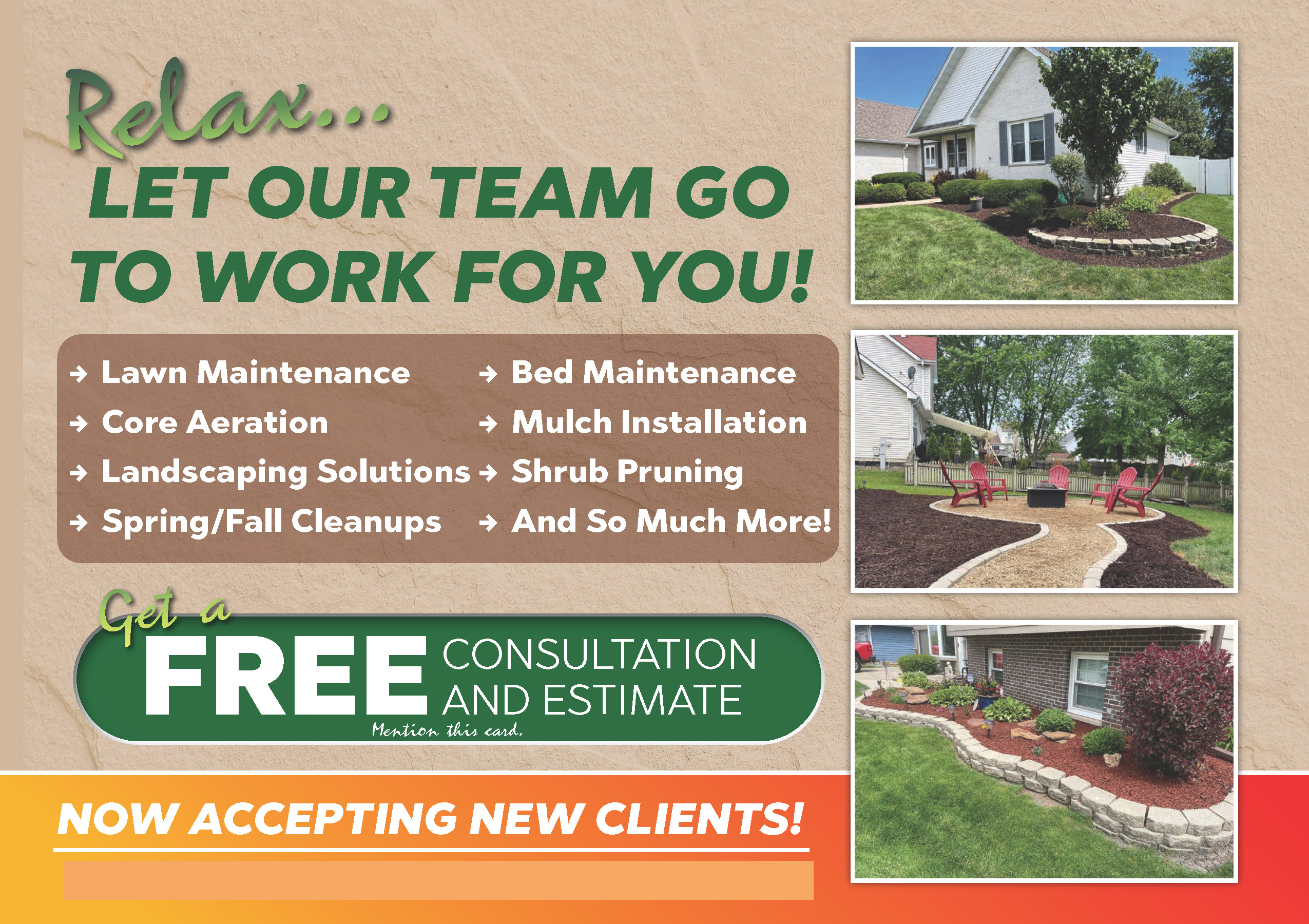 Successful Landscaping Postcard Campaign