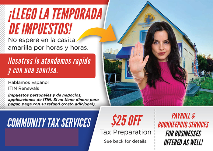 Successful Accounting/Taxes Postcard Campaign