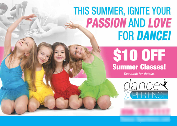 Successful Dance/Gymnastics Postcard Campaign