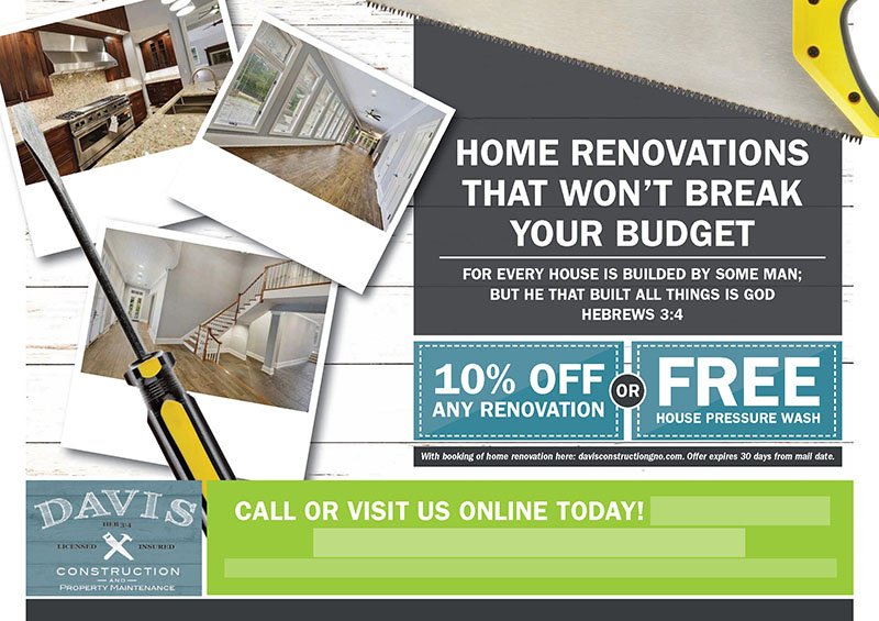 Successful Construction Postcard Campaign