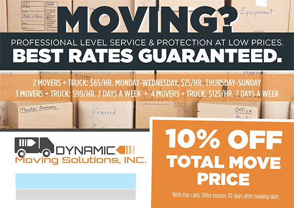 Successful Moving/Storage Postcard Campaign