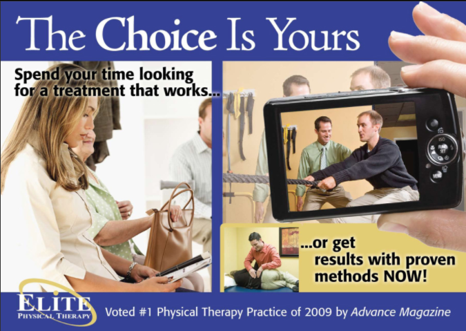 Successful Physical Therapy Postcard Campaign