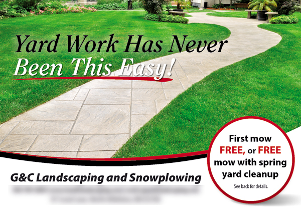 Successful Landscaping Postcard Campaign