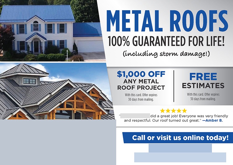 Successful Roofing Postcard Campaign