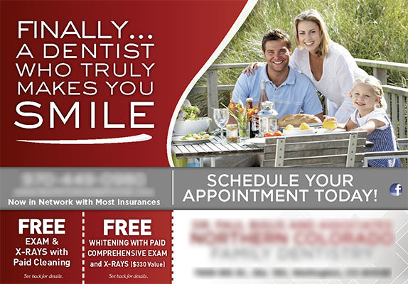 Successful Dental Services Postcard Campaign