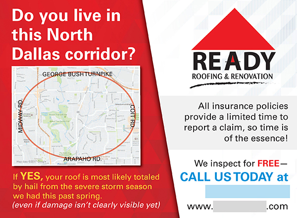 Successful Roofing Postcard Campaign