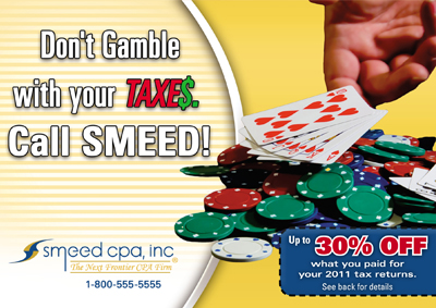 Successful Accounting/Taxes Postcard Campaign