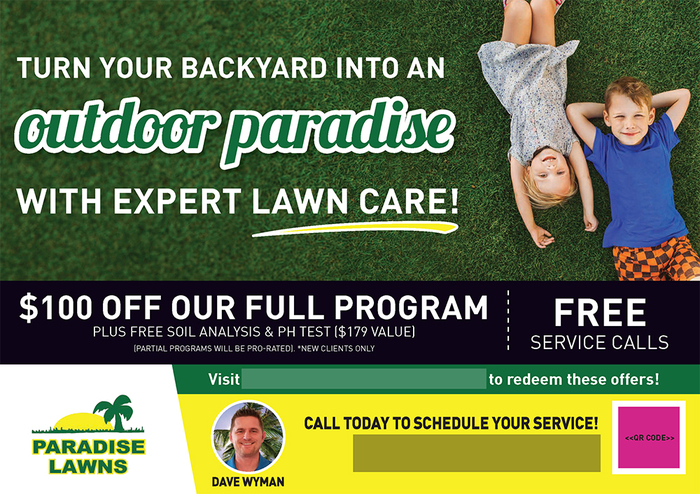 Successful Landscaping Postcard Campaign