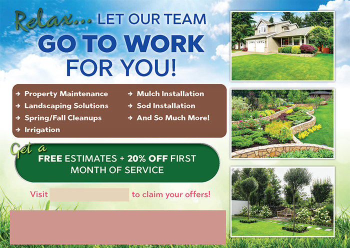 Successful Landscaping Postcard Campaign
