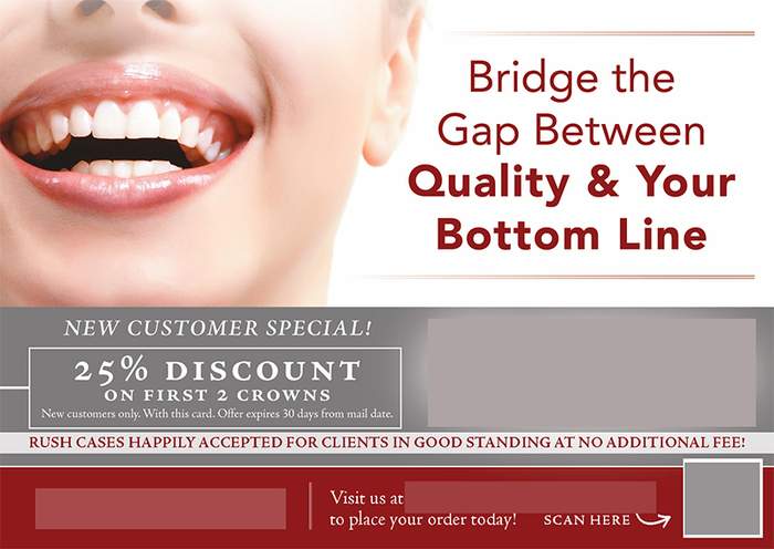 Successful Dental Services Postcard Campaign