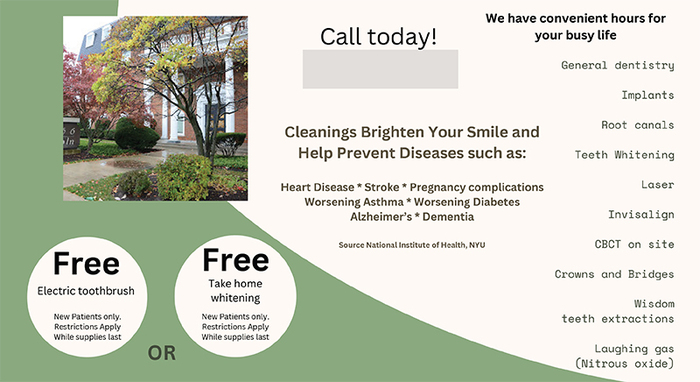 Successful Dental Services Postcard Campaign