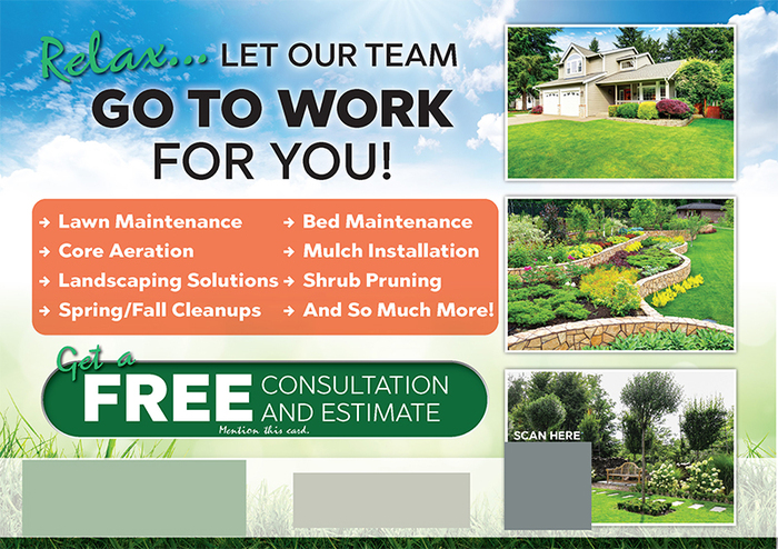 Successful Landscaping Postcard Campaign