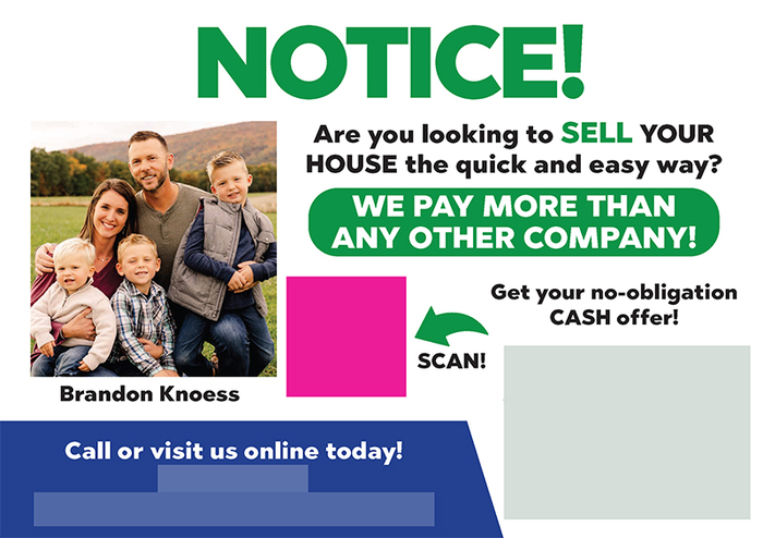 Successful Real Estate Investment Postcard Campaign