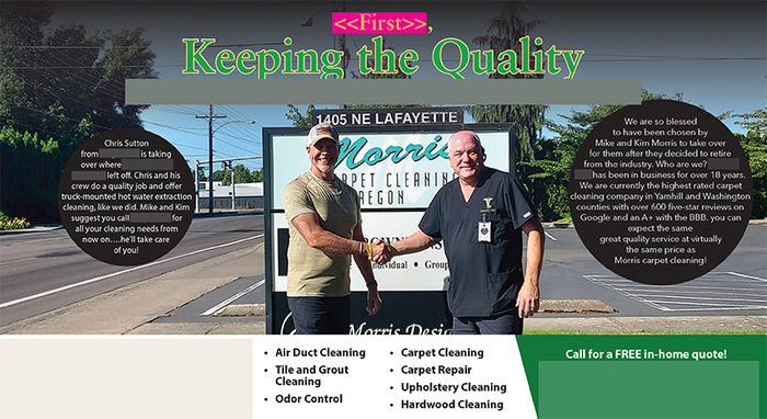 Successful Carpet Cleaning Postcard Campaign