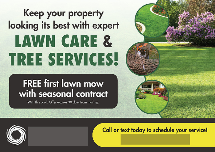 Successful Landscaping Postcard Campaign