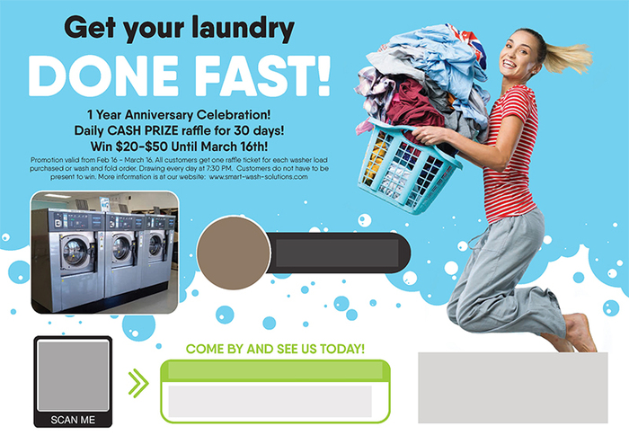 Successful Dry Cleaning/Laundry Postcard Campaign