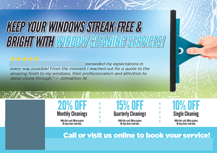 Successful Cleaning Services Postcard Campaign